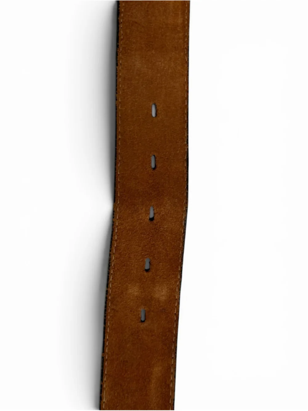 Vtg 80s-90s Nocona Genuine Lizard Skin Western Belt Brown Sz 38 Removable Buckle